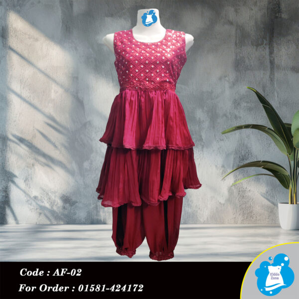 Alif Layla Party Dress for Your Little Princess - Image 3