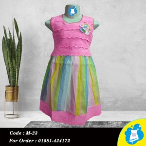 Bright Rainbow Baby Dress