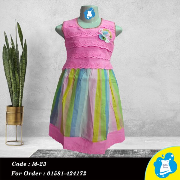 Bright Rainbow Baby Dress