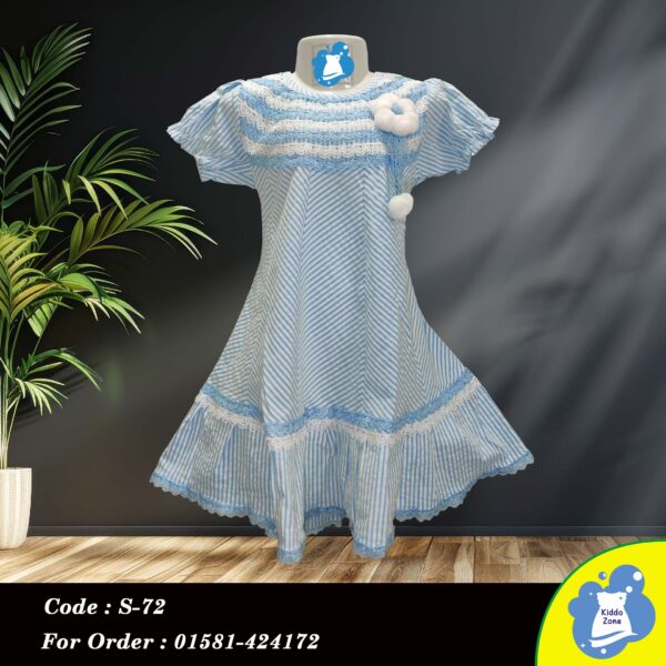 Trendy Checkered Lace Dress - Image 2